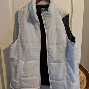 NWOT White puffer vest